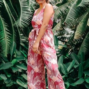 Ava Sky jumpsuit size large